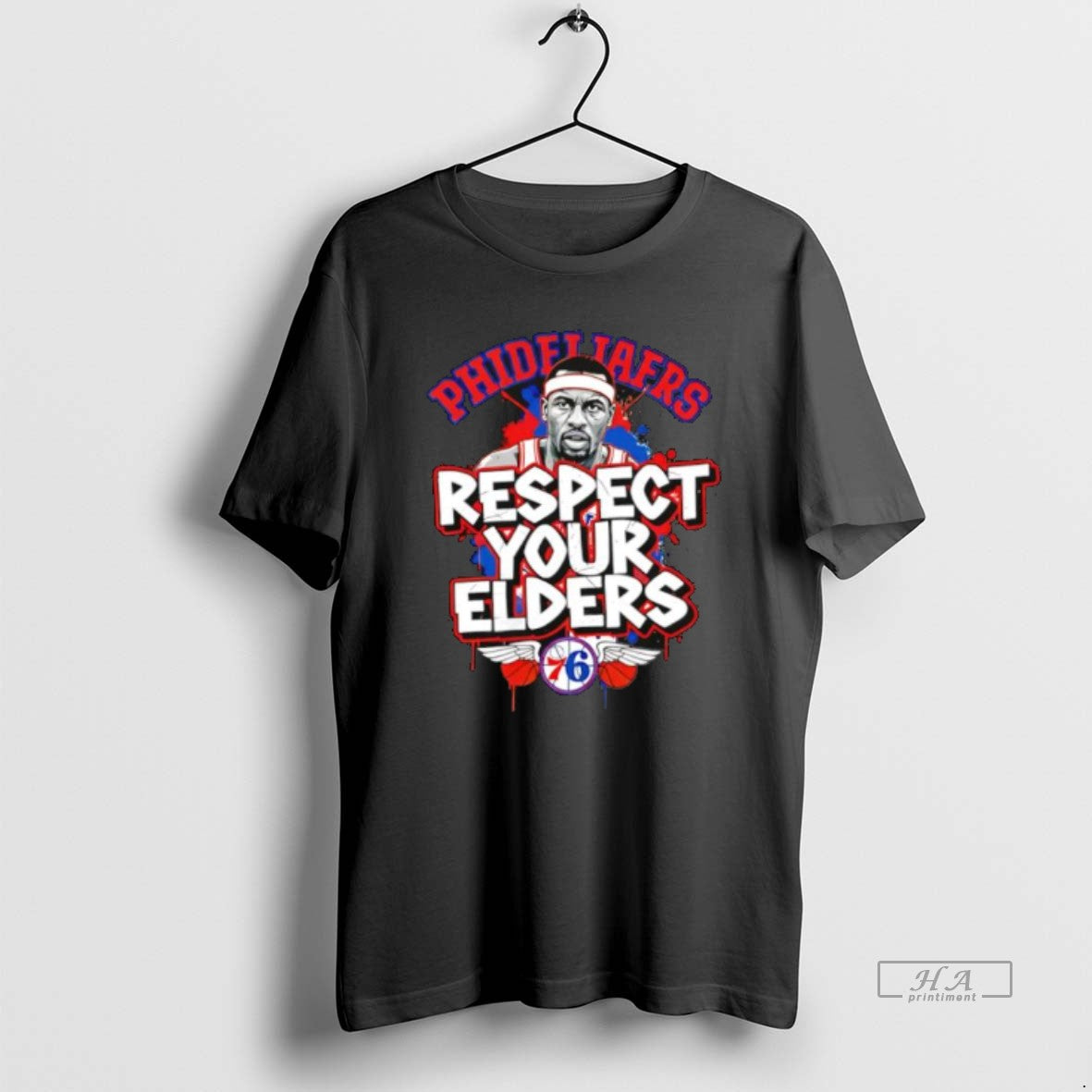 Official Philadelphia 76ers Respect Your Elders T-Shirts, Hoodie, Sweatshirt | InkThreadWorks.com