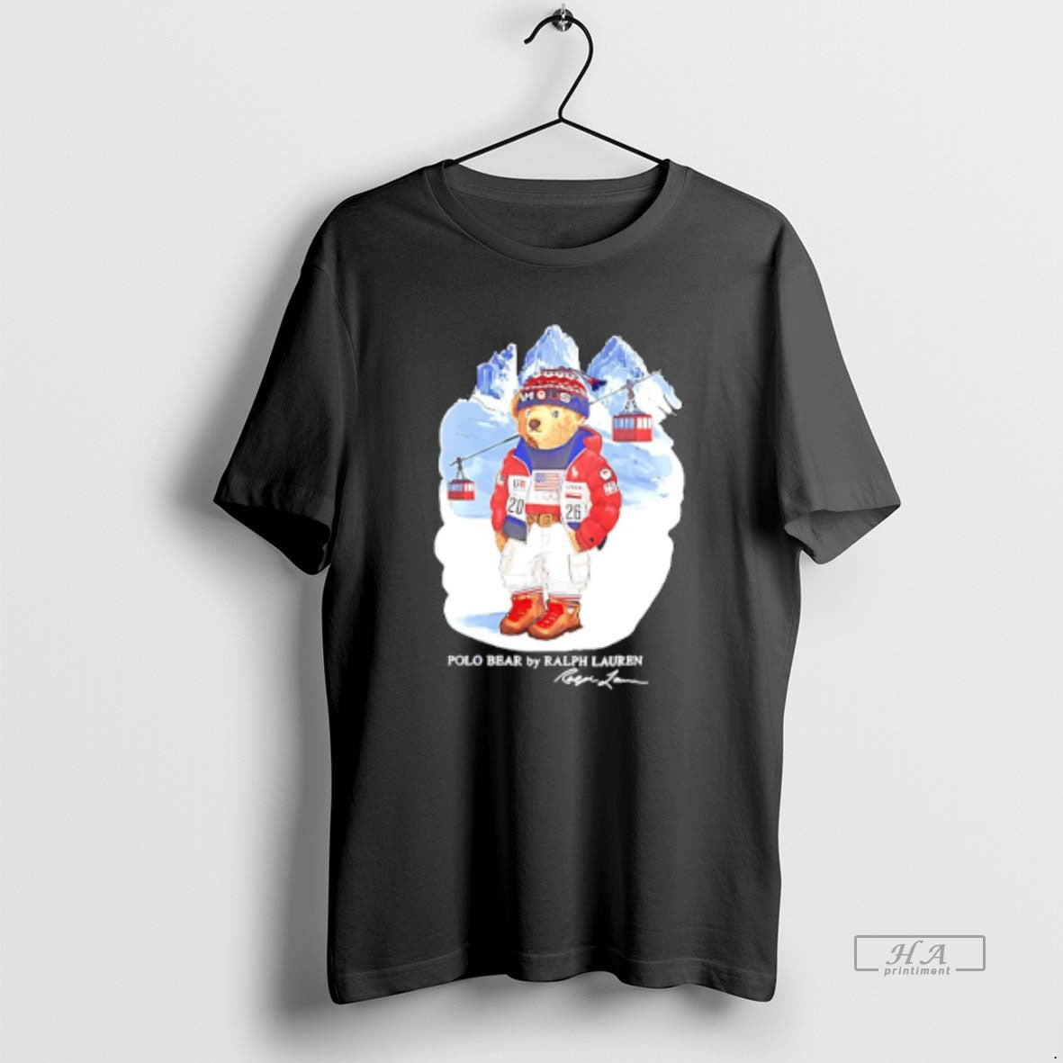 Official Polo Ralph Lauren Team Usa Polo Bear T-Shirts, Hoodie, Sweatshirt | InkThreadWorks.com