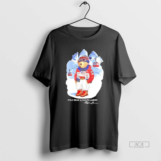 Official Polo Ralph Lauren Team Usa Polo Bear T-Shirts, Hoodie, Sweatshirt | InkThreadWorks.com