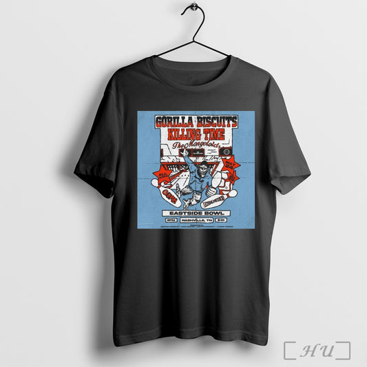 Official Poster Gorilla Biscuits Killing Time The Mongoloids Eastside Bowl Nashville Tn All Ages 05