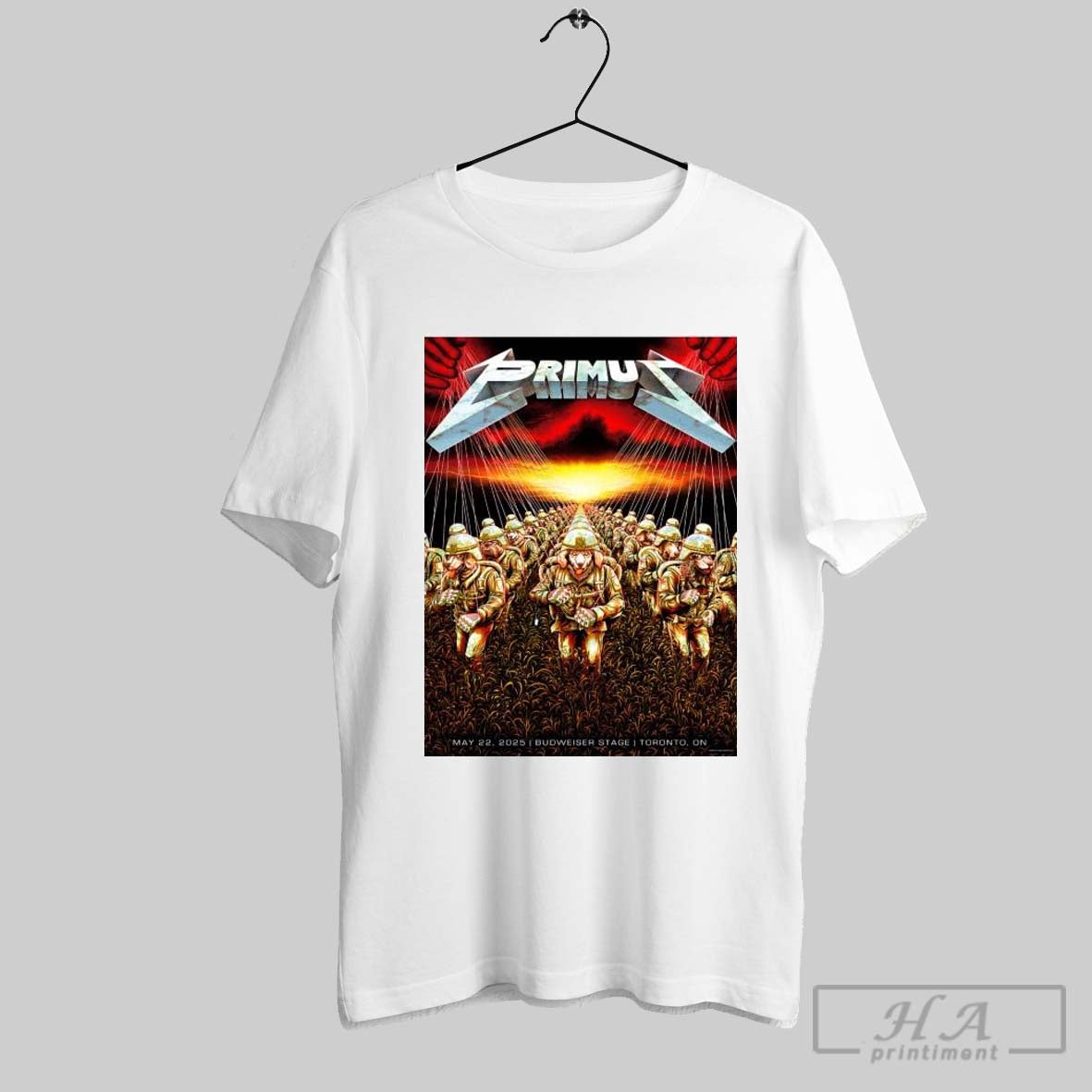 Official Poster Primus At Budweiser Stage On May 22 2025 Show Toronto On