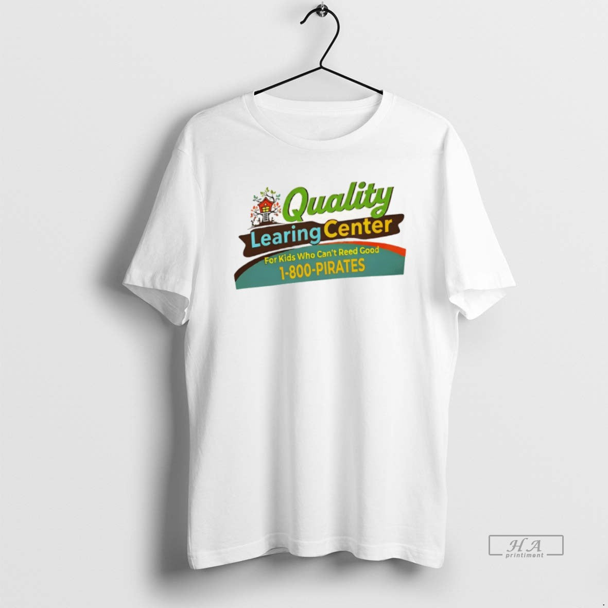 Official Quality Learing Center For Kids Who Cant Reed Good 1 800 Pirates T-Shirts, Hoodie, Sweatshirt | InkThreadWorks.com