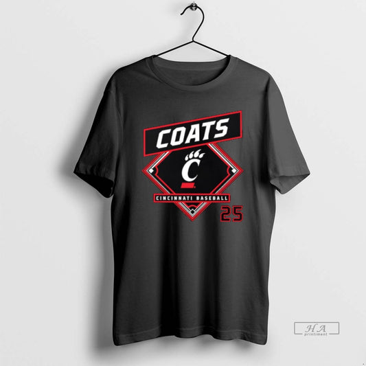 Official Quinton Coats 25 Cincinnati Bearcats Baseball