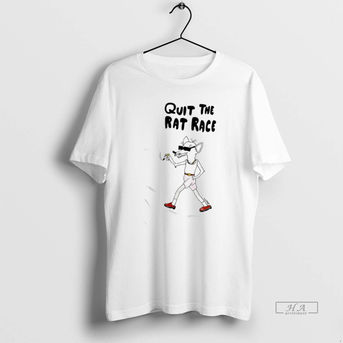 Official Quit The Rat Race Graphic T-Shirts, Hoodie, Sweatshirt | InkThreadWorks.com
