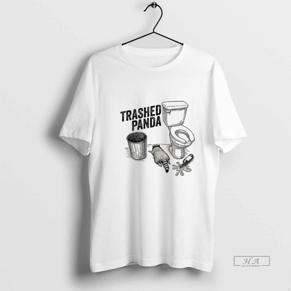 Official Raccoon Trashed Panda T-Shirts, Hoodie, Sweatshirt | InkThreadWorks.com