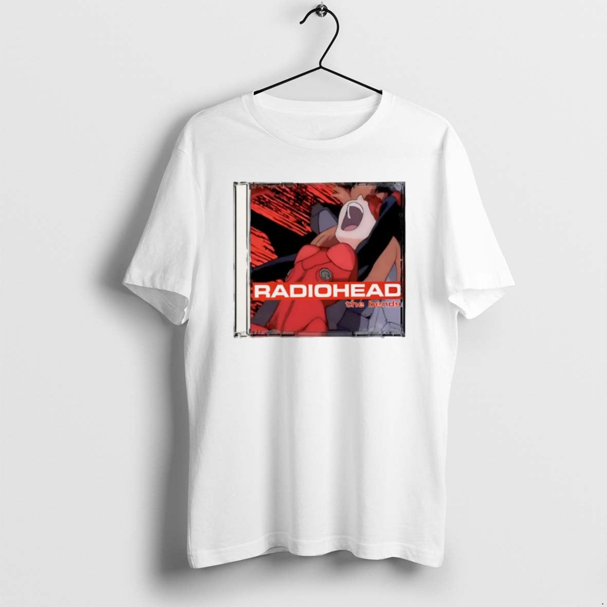 Official Radio Asuka Radiohead The Bends Anime Christmas T-Shirts, Hoodie, Sweatshirt | InkThreadWorks.com