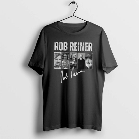 Official Rob Reiner In Memory Of Rob Reiner 1947 2025 Graphic Signature T-Shirts, Hoodie, Sweatshirt | InkThreadWorks.com
