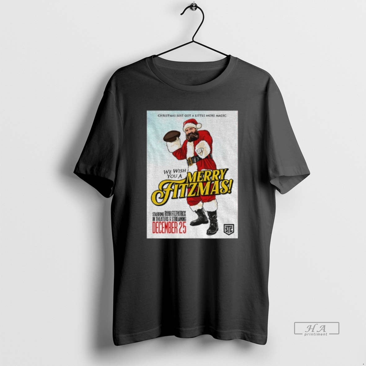 Official Ryan Fitzpatrick We Wish You A Merry Fitzmas Movie Christmas T-Shirts, Hoodie, Sweatshirt | InkThreadWorks.com