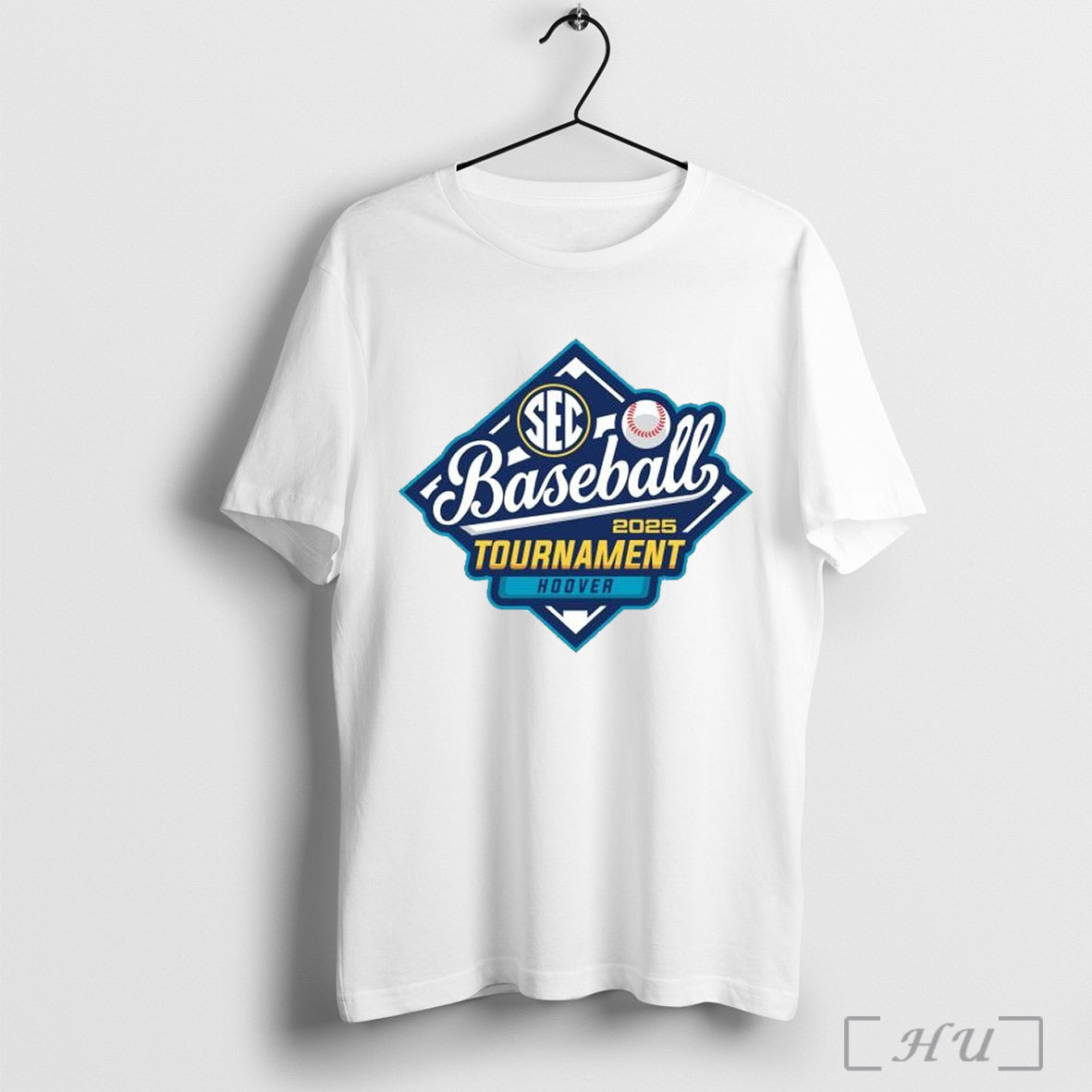 Official Sec Baseball 2025 Tournament Hoover Logo T Shirt