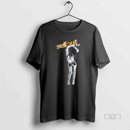 Official Sellout Fm Logo Sexy Girl Dance White Tank Top