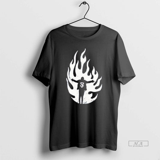 Official Seth Rollins Flames Tee