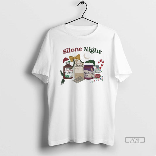 Official Silent Night Christmas 2025 T-Shirts, Hoodie, Sweatshirt | InkThreadWorks.com