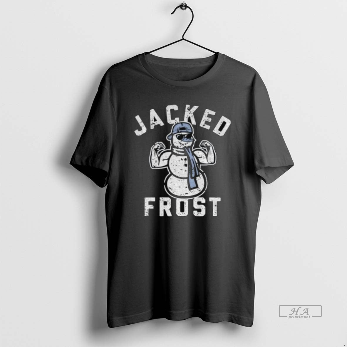 Official Snowman Strong Jacked Frost Christmas T-Shirts, Hoodie, Sweatshirt | InkThreadWorks.com
