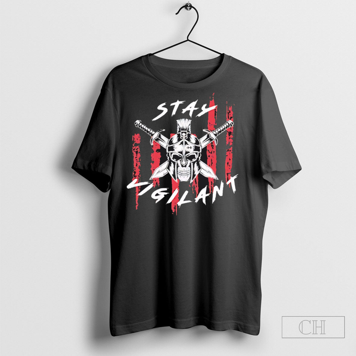 Official Stay Vigilant Skull Swords Shirts