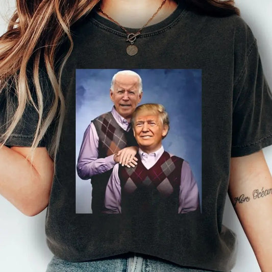 Official Step Brother Trump And Biden Shirt Vote President 2024 T-shirt Trump Biden Meme Sweatshirt Trum 2024 Biden 2024...