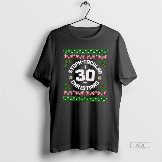 Official Steph Curry 30 Christmas Ugly Christmas T-Shirts, Hoodie, Sweatshirt | InkThreadWorks.com
