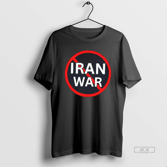 Official Stop War On Iran Peace Tee