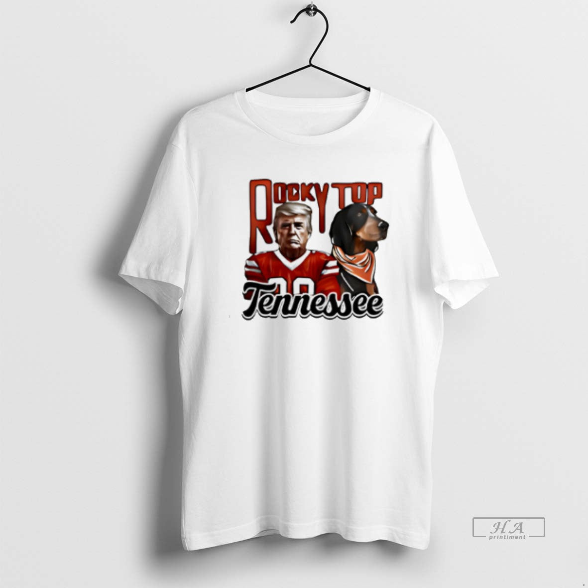 Official Tennessee Volunteers Rocky Top Donald Trump And Smoky Dog T-Shirts, Hoodie, Sweatshirt | InkThreadWorks.com