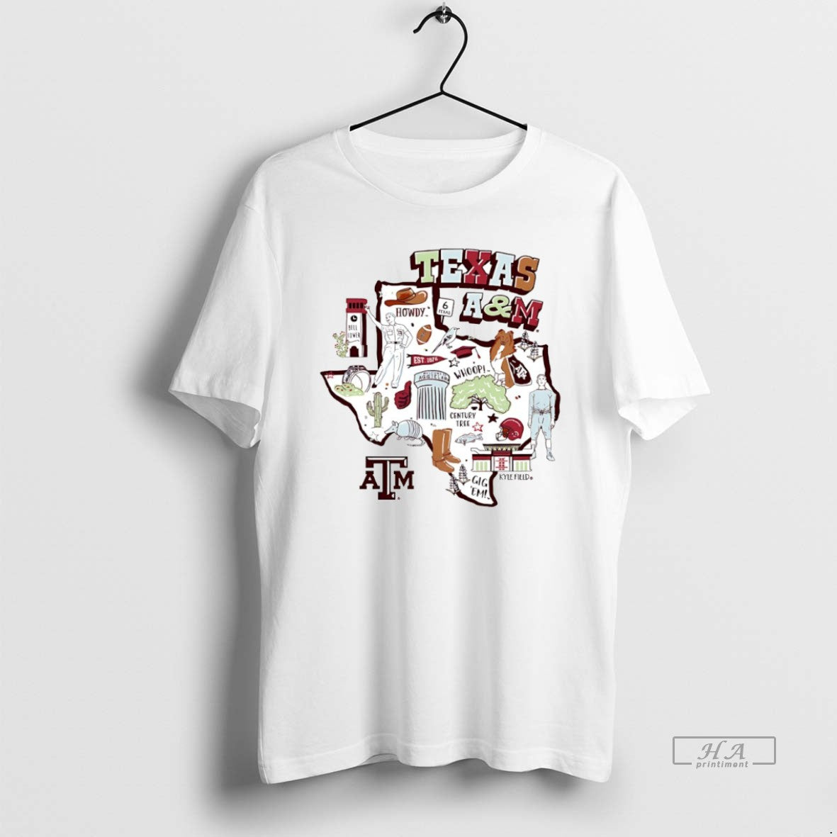 Official Texas A And M Aggies Football State Map Circle T-Shirts, Hoodie, Sweatshirt | InkThreadWorks.com