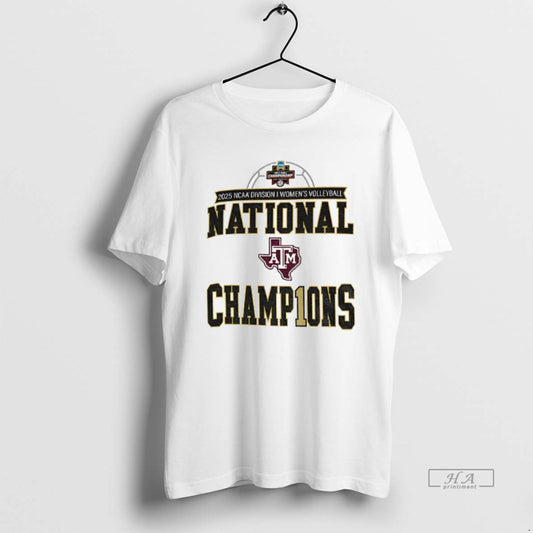 Official Texas Am Aggies 2025 Ncaa Division I Volleyball National Champions T-Shirts, Hoodie, Sweatshirt | InkThreadWorks.com