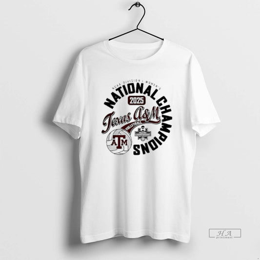 Official Texas Am Aggies 2025 Volleyball National Champions Classic T-Shirts, Hoodie, Sweatshirt | InkThreadWorks.com