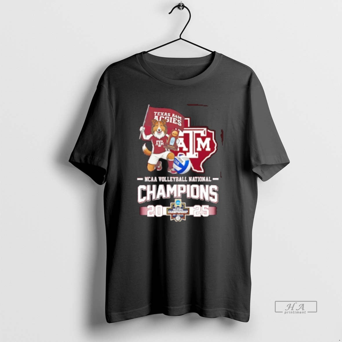 Official Texas Am Aggies 2025 Volleyball National Champions Mascot Flag T-Shirts, Hoodie, Sweatshirt | InkThreadWorks.com