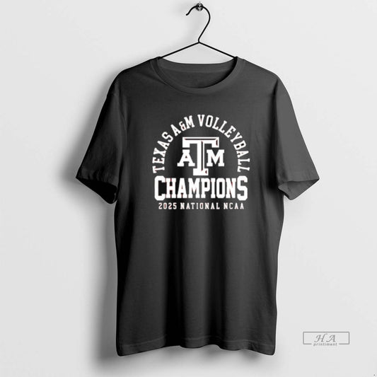 Official Texas Am Aggies Volleyball 2025 National Champions Classic T-Shirts, Hoodie, Sweatshirt | InkThreadWorks.com
