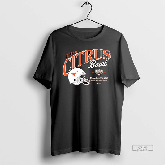 Official Texas Longhorns 2025 Cheez Citrus Bowl Helmet T-Shirts, Hoodie, Sweatshirt