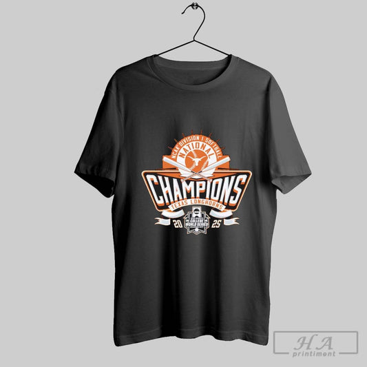Official Texas Longhorns Womens Softball 2025 National Champions Graphic