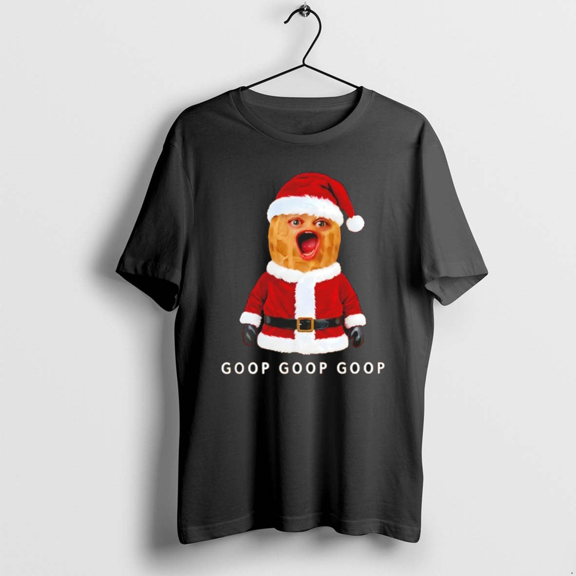 Official The Burnt Peanut Goop Goop Goop Merry Christmas T-Shirts, Hoodie, Sweatshirt | InkThreadWorks.com