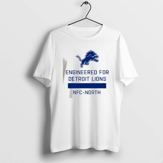 Official Top Detroit Lions Engineered For Nfcnorth 2025 Limited Edition T-Shirts, Hoodie, Sweatshirt | InkThreadWorks.com