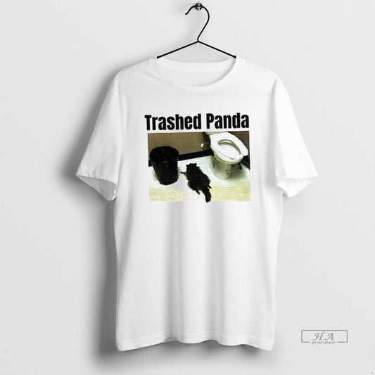 Official Trashed Panda Funny Drunk Racoon Photo T-Shirts, Hoodie, Sweatshirt | InkThreadWorks.com
