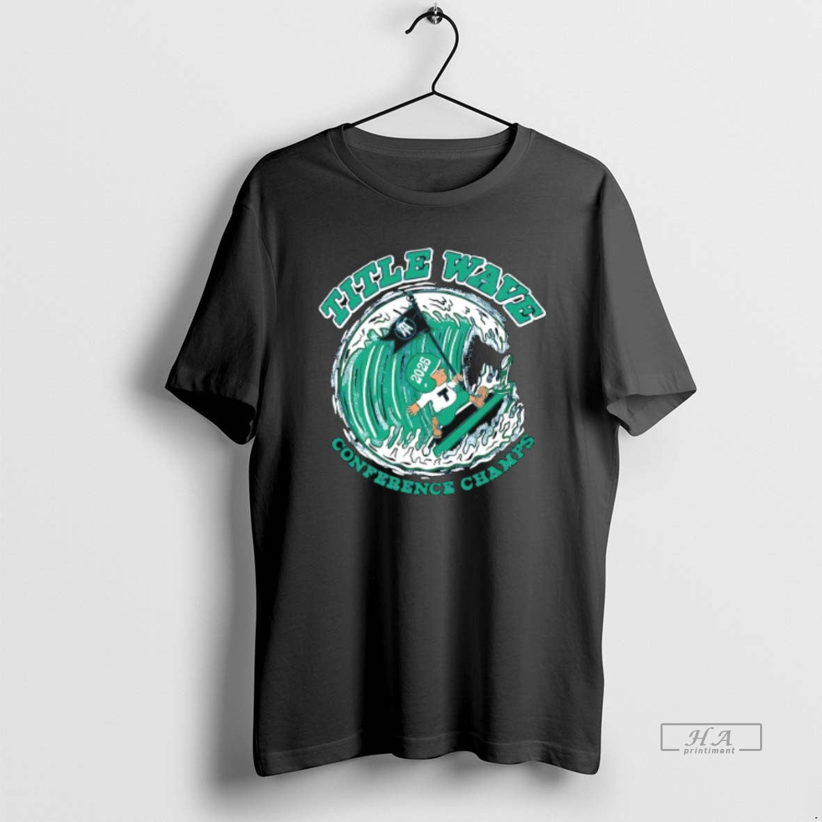 Official Tulane Green Wave Title Wave 2025 Conference Champions T-Shirts, Hoodie, Sweatshirt | InkThreadWorks.com