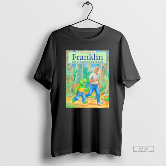Official Turtle Franklin And Rfk Go For A Jog In Jeans Pete Hegseth Meme T-Shirts, Hoodie, Sweatshirt | InkThreadWorks.com