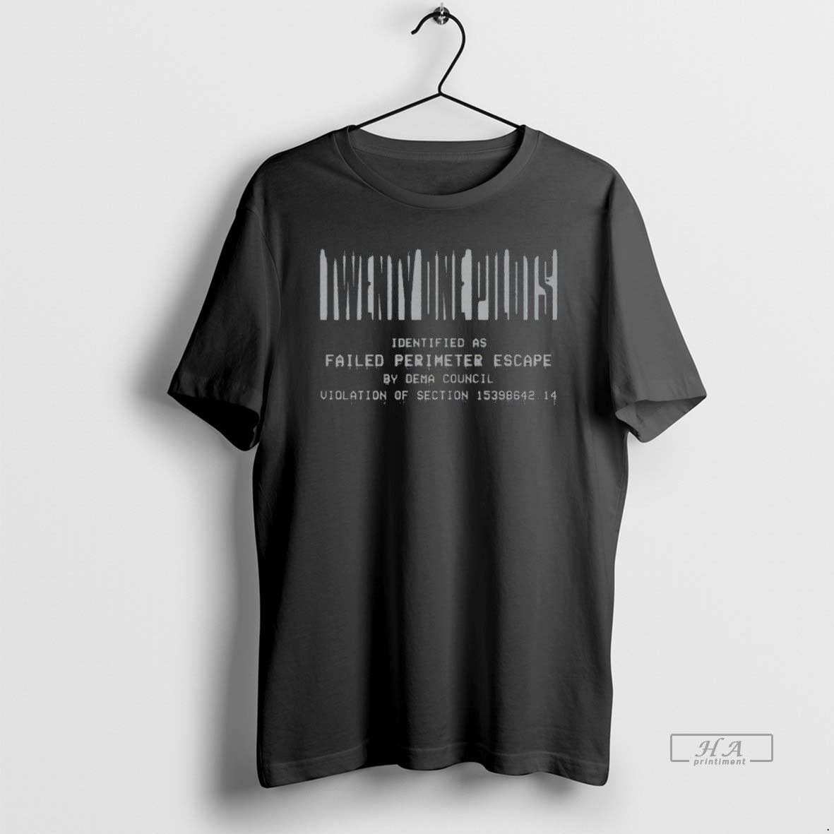 Official Twenty One Pilots Identified As Failed Perimeter Escape T-Shirts, Hoodie, Sweatshirt | InkThreadWorks.com