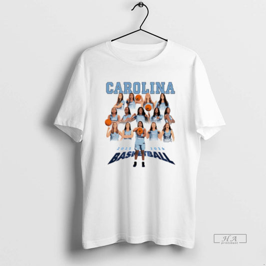 Official Unc Womens Basketball 2025 2026 Team Collage T-Shirts, Hoodie, Sweatshirt | InkThreadWorks.com