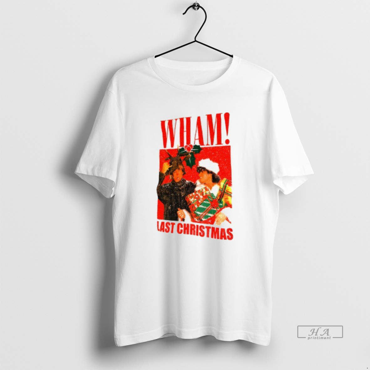 Official Wham Band Santa Claus Last Christmas Vintage T-Shirts, Hoodie, Sweatshirt | InkThreadWorks.com