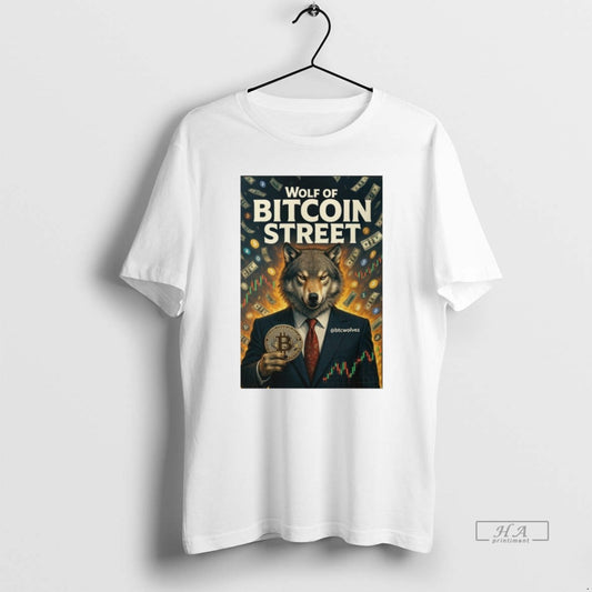 Official Wolf Of Bitcoin Street Wolf Of Wall Street T-Shirts, Hoodie, Sweatshirt | InkThreadWorks.com