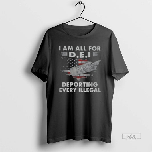 Official I Am All For Dei Deporting Every Illegal Map Classic Womens T-Shirts, Hoodie, Sweatshirt | InkThreadWorks.com
