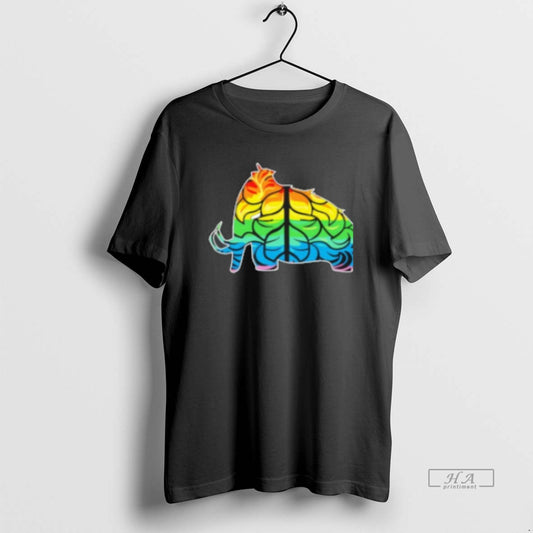 Official Wooli Mmiii Rainbow Mammoth Classic Womens T-Shirts, Hoodie, Sweatshirt | InkThreadWorks.com