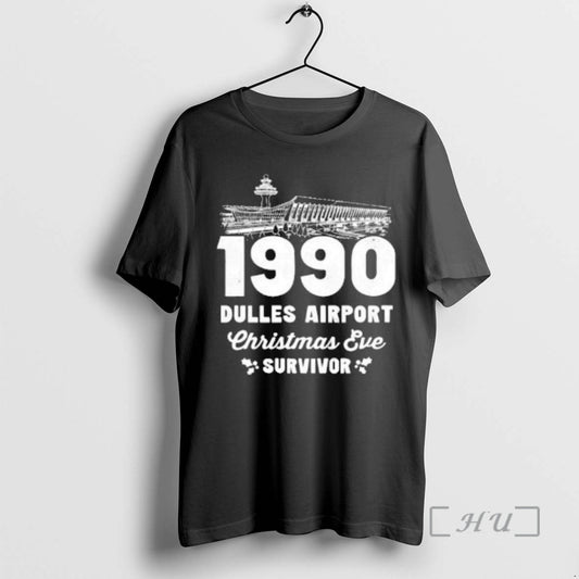 Officials 1990 Dulles Airport Christmas Eve Survivor T-Shirts, Hoodie, Sweatshirt | InkThreadWorks.com