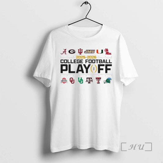 Officials 2025 2026 College Football Playoff 12 Team Ornaments T-Shirts, Hoodie, Sweatshirt | InkThreadWorks.com