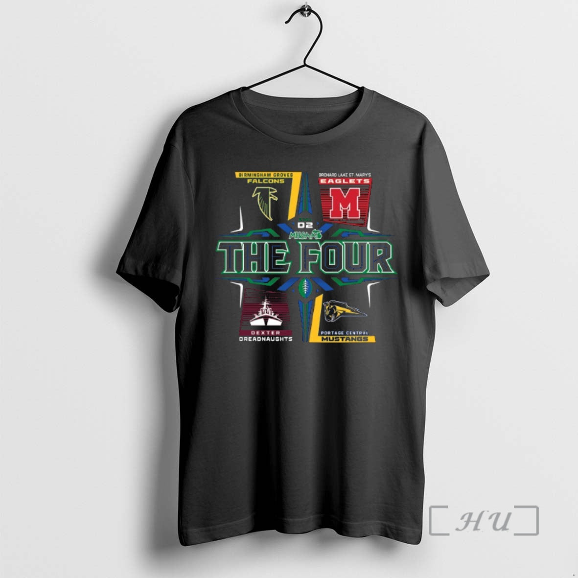 Officials 2025 Mhsaa Football Division 2 The Four T-Shirts, Hoodie, Sweatshirt | InkThreadWorks.com