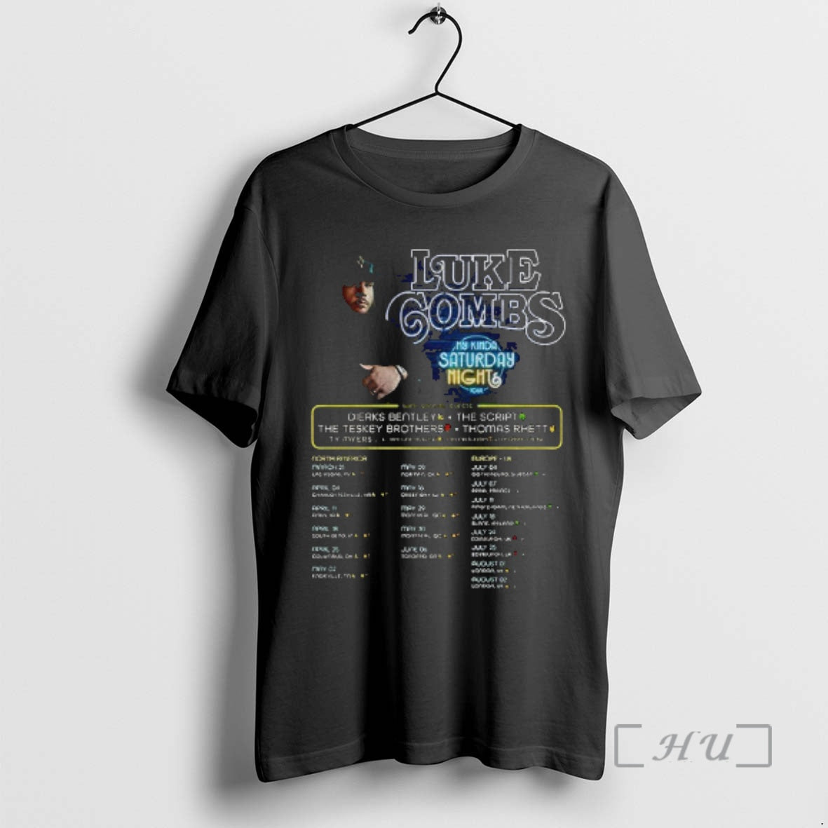 Officials 2026 Luke Combs My Kinda Saturday Night Tour T-Shirts, Hoodie, Sweatshirt | InkThreadWorks.com