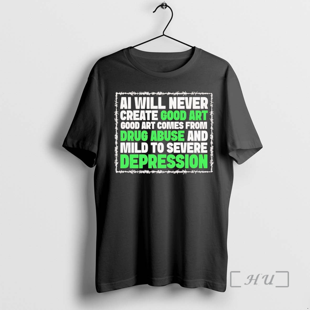 Officials Ai Will Never Create Good Art Comes From Drug Abuse Premium T Shirts Sweater Hoodie, Sweatshirt