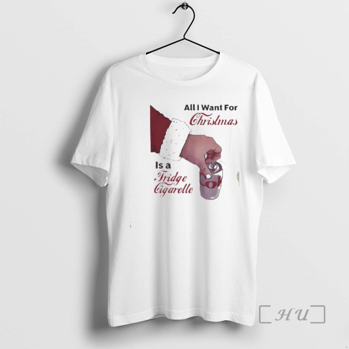Officials All I Want For Christmas Is A Fridge Cigarette T-Shirts, Hoodie, Sweatshirt | InkThreadWorks.com
