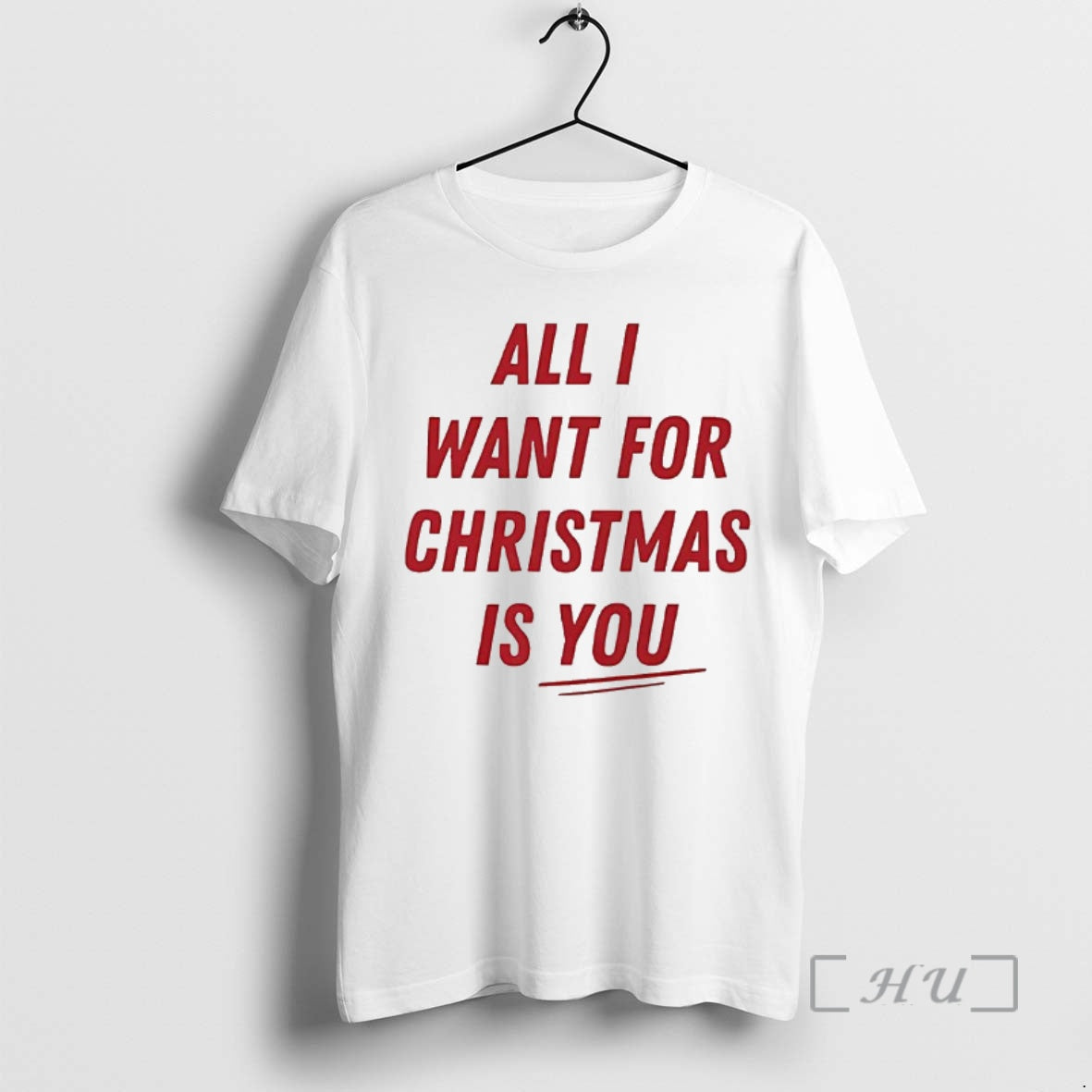 Officials All I Want For Christmas Is You Letter T-Shirts, Hoodie, Sweatshirt | InkThreadWorks.com