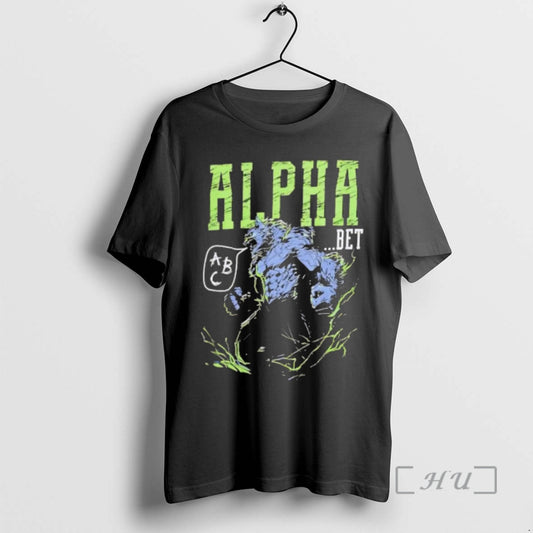 Officials Alpha Bet Wolf Graphic Retro T-Shirts, Hoodie, Sweatshirt | InkThreadWorks.com