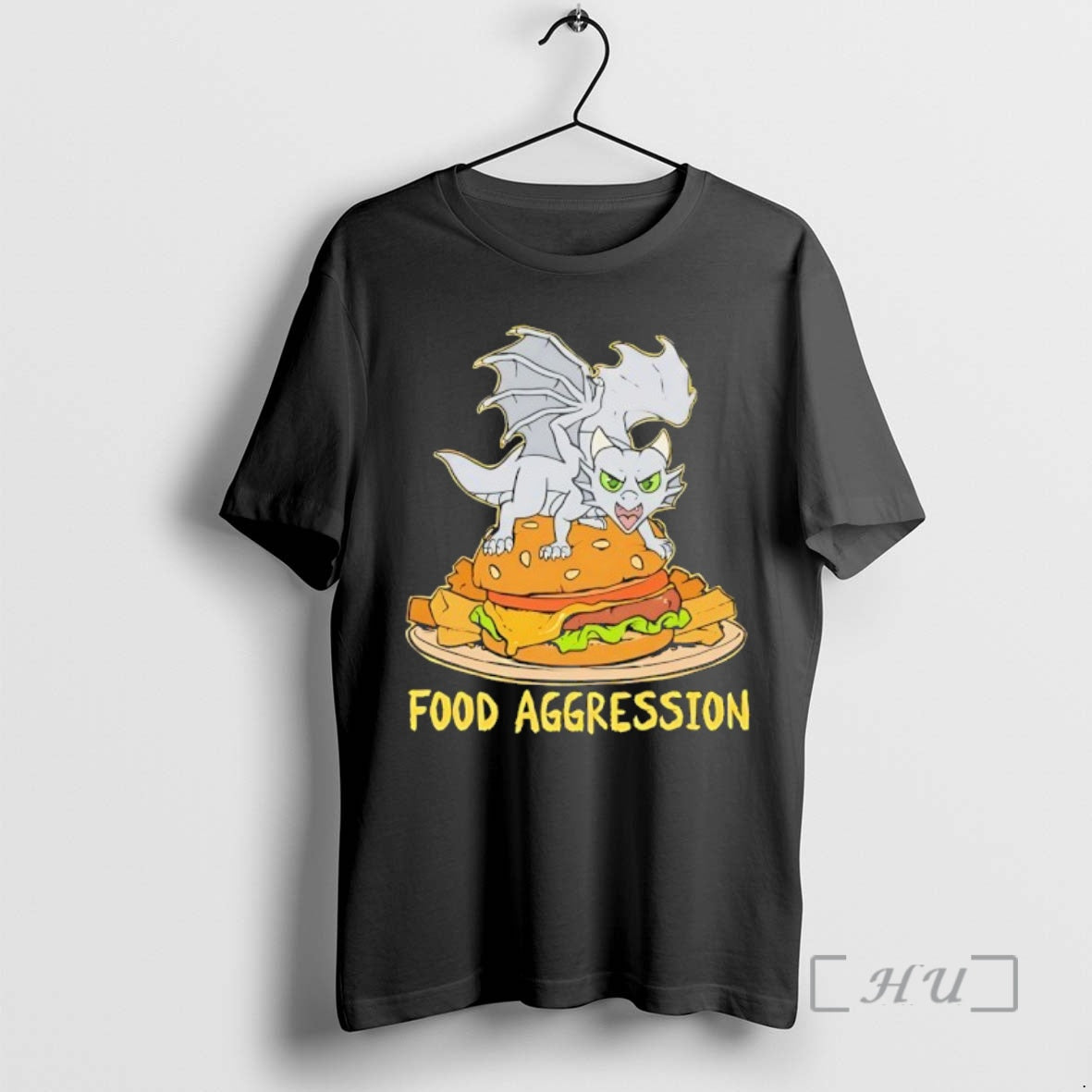 Officials Always Hungry Food Aggression Dragon Burger T-Shirts, Hoodie, Sweatshirt | InkThreadWorks.com
