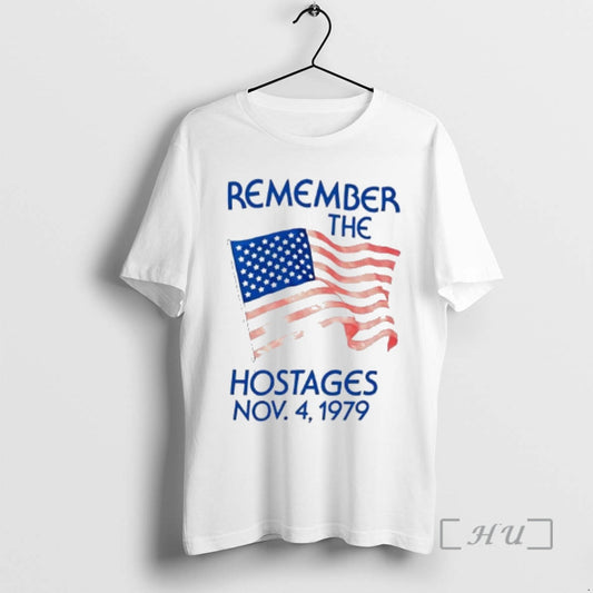 Officials America Remember The Hostages 1979 Flag Tee Hoodie, Sweatshirt | InkThreadWorks.com
